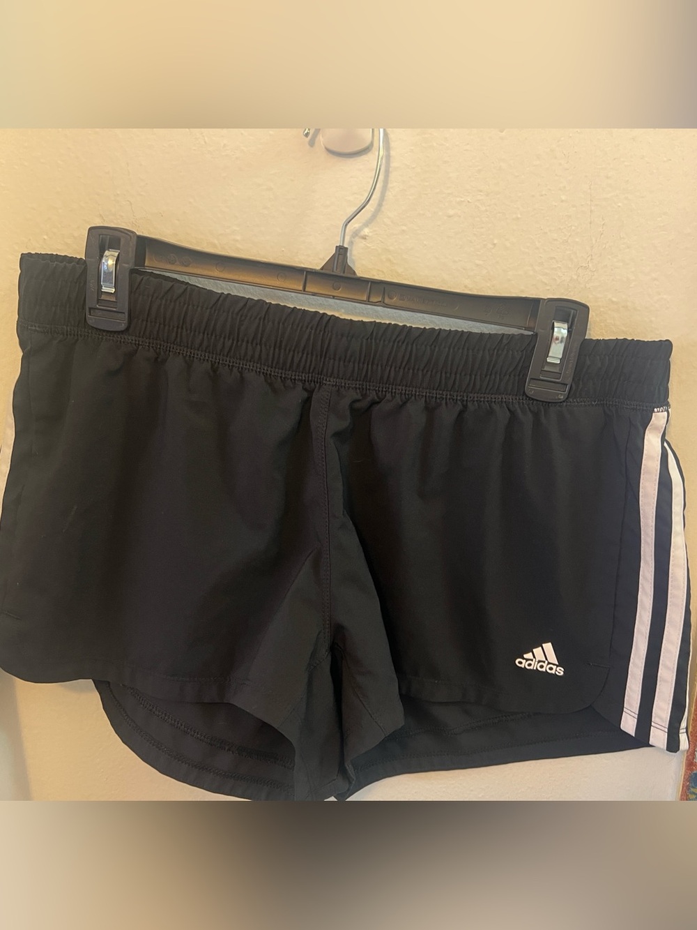 adidas Black Training Shorts with Subtle Logo
